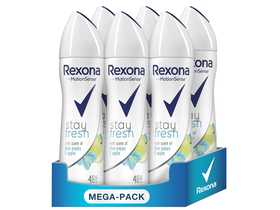REXONA Blue Poppy&Apple ženski dezodorans protiv znojenja, 6x150ml