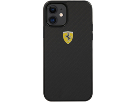 Ferrari On Track Carbon  zaštitni okvir za Apple iPhone 12 Mini,  crna