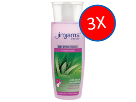 JimJams Beauty Aloe & Ginkgo Hydratačná pleťová voda, 3x150 ml