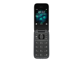 Mobilní telefon Nokia 2660, nezávislý na kartě, Dual SIM, černý