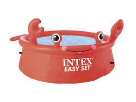 Intex Easy Set aufblasbarer Pool, Happy Crab, 183 x 183 x 51 cm