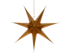 Home&styling Ukras božićna zvijezda, LED, 60 cm, zlatna