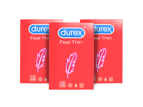 Durex Feel тънък презерватив, 3x18бр