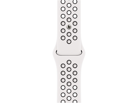 Apple Watch 45 mm, Nike Band, Nike Sportarmband, Peak Weiß/Schwarz