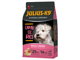 Julius K-9 HighPremium Hypoallergenic Hunde-Trockenfutter, Lamm&Reis, 12kg