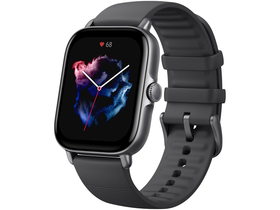 Amazfit GTS 3 Smartwatch, Graphite Black