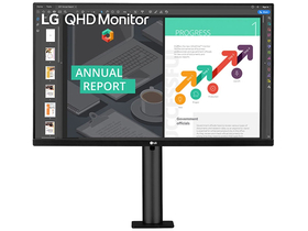 LG 27QN880-B 27" QHD IPS HDR10 monitor