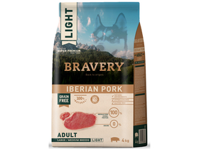 Bravery Light suché krmivo pre psov, ošípané, 4 kg