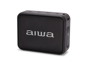 AIWA BS-200BK Tragbarer Bluetooth-Lautsprecher, Schwarz