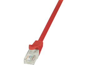 LOGILINK CP1054U UTP kábel, Cat5e, meď-hliník, AWG26, 2 m, červený