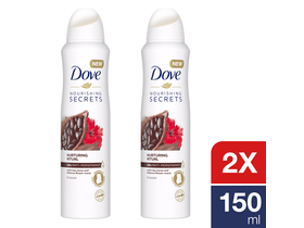 Dove Nourishing Secrets Nurturing Ritual Antitranspirant Deodorant für Frauen, 2x150 ml