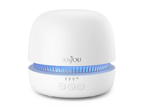 Anjou AJ-ADA019 ultrazvukový aromatizér s LED svetlom, biely