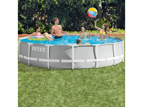 Intex 26724NP bazen sa vodenom pumpom, ljestve, podloga, pokrivač, 457x107cm