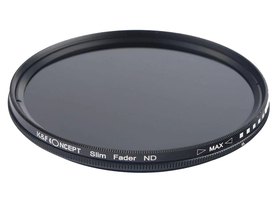 K & F Concept Slim vario ND 2-400 nastavljiv filter, 58 mm