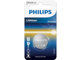 Philips CR2430/00B Lítium 3.0V érme, 1 elem (24,5 x 3,0)