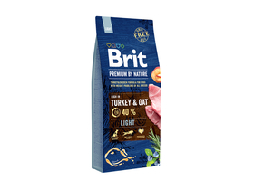Brit Premium by Nature Light Trockenfutter für Hunde, 15 kg
