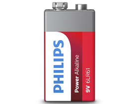 Philips 6LR61P1B/10 Power Alkaline 9V 1 elem
