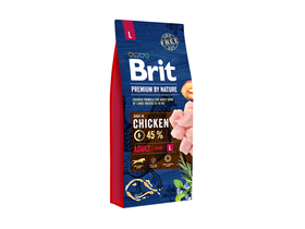 Brit Premium by Nature Adult L száraz kutyaeledel, 15Kg