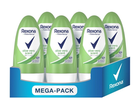 REXONA Motion Sense Fresh Aloe Vera ženski antiperspirant roll-on, 6x50 ml