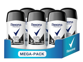 REXONA Invisible Black&White dámsky dezodorant stift, 6x40ml