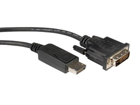ROLINE Kábel DisplayPort - DVI (24+1) M/M 3.0m