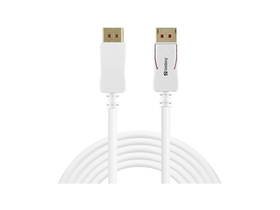 Sandberg DisplayPort kábel (2m; DP 1.4; 8K/60Hz), biely