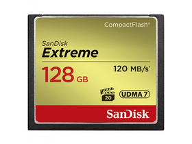 SanDisk Extreme 128GB CompactFlash memóriakártya (124095)