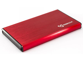 Sbox HDC-2562R USB 3.0 HDD kučište 2,5" SATA, crvena