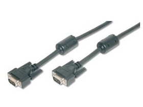Equip 118814 VGA кабел  HD15 с феритен пръстен, 10м