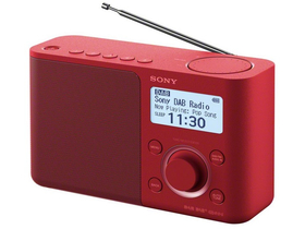 Sony XDR-S61D DAB+/DM prenosné rádio, červené