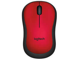 Logitech M220 Silent bezdrôtová myš, červená