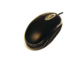 SILVERLINE OM-290 crni optički miš, 800dpi USB