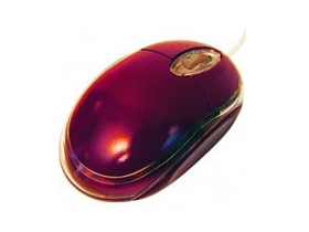SILVERLINE OM-290 optički miš, 800dpi USB, crven