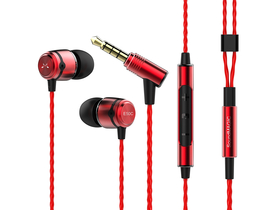 SoundMAGIC E50C In-Ear slušalice headset, crvena