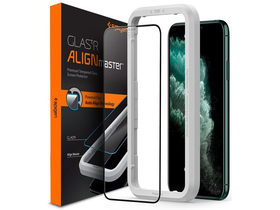 SGP Glastr Alignmaster 2,5D full cover kaljeno staklo za Apple iPhone 11 Pro Max, crno