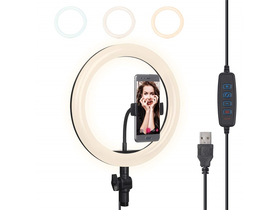 Gigapack LED selfie lampa, crna