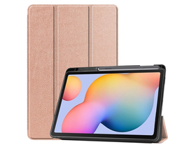 Gigapack стоящ кожен активен флип калъф за Samsung Galaxy Tab S6 Lite 10.4 WIFI (SM-P610), розов