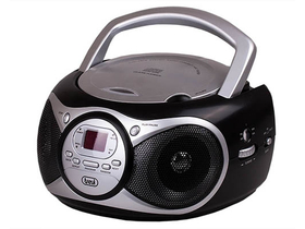 Trevi CD 512 Hordozható rádió és CD lejátszó fekete színben