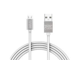 Delight 55442M-WH USB-microUSB datový a nabíjecí kabel