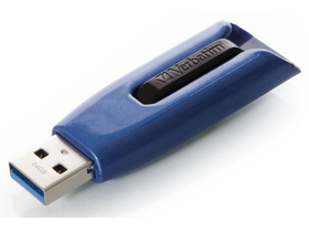 USB memorija, 64GB, USB 3.0, 175/80 MB/sec, VERBATIM "V3 MAX", plava-crna