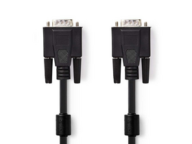 Nedis CCGP59000BK50 VGA kabel moški/moški, 5m