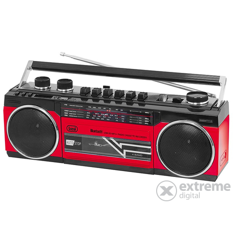 Trevi RR501 Retro kasetofon USB/MP3/Bluetooth, crveni