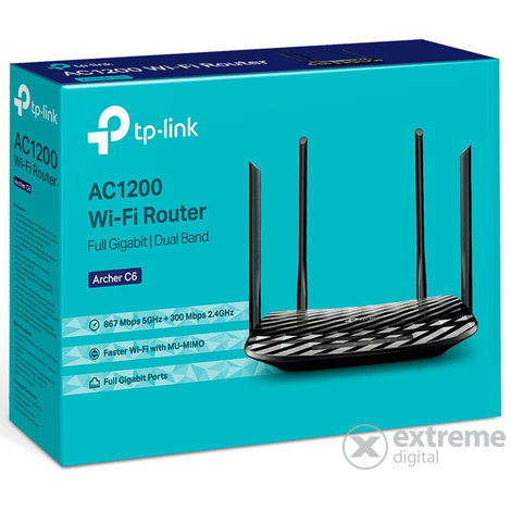 TP-Link Archer C6 AC1200 dvokanalni gigabit wifi router