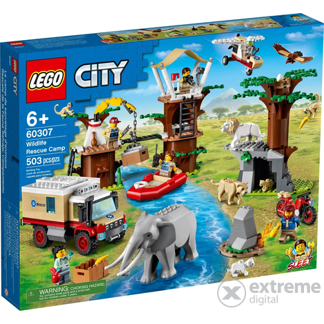 LEGO® City Wildlife 60307 Vadvilági mentőtábor