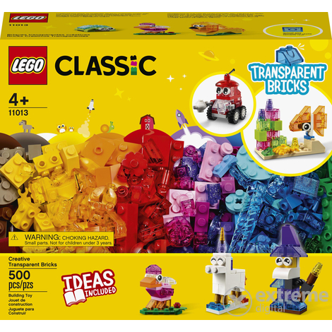 LEGO® Classic 11013 Творчески прозрачни тухлички