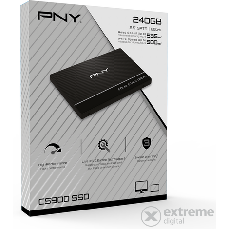 PNY CS900 2,5" 240GB SATA III SSD-Laufwerk