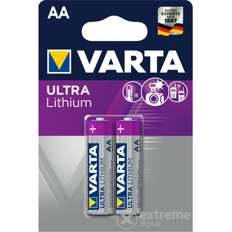 Varta Ultra Lithium AA ceruzaelem 2db
