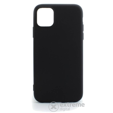 Cellect vékony gumi/szilikon tok iPhone 12/12 Pro készülékhez, fekete