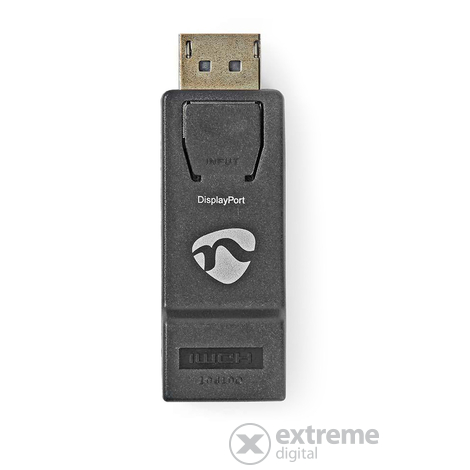 Nedis (CCGB37915BK) DisplayPort – HDMI adapter, fekete
