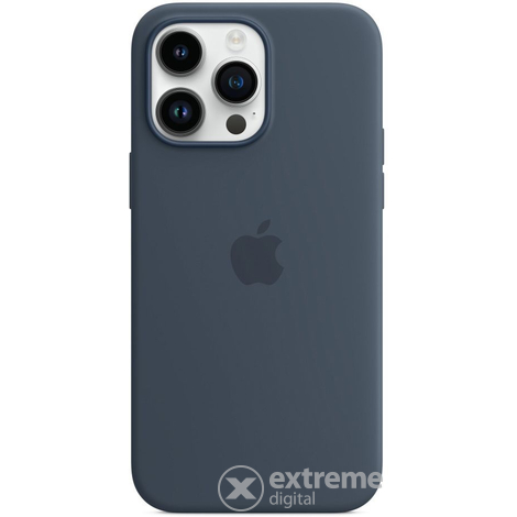 Apple iPhone 14 Pro Max Szilikontok, MagSafe, Viharkék